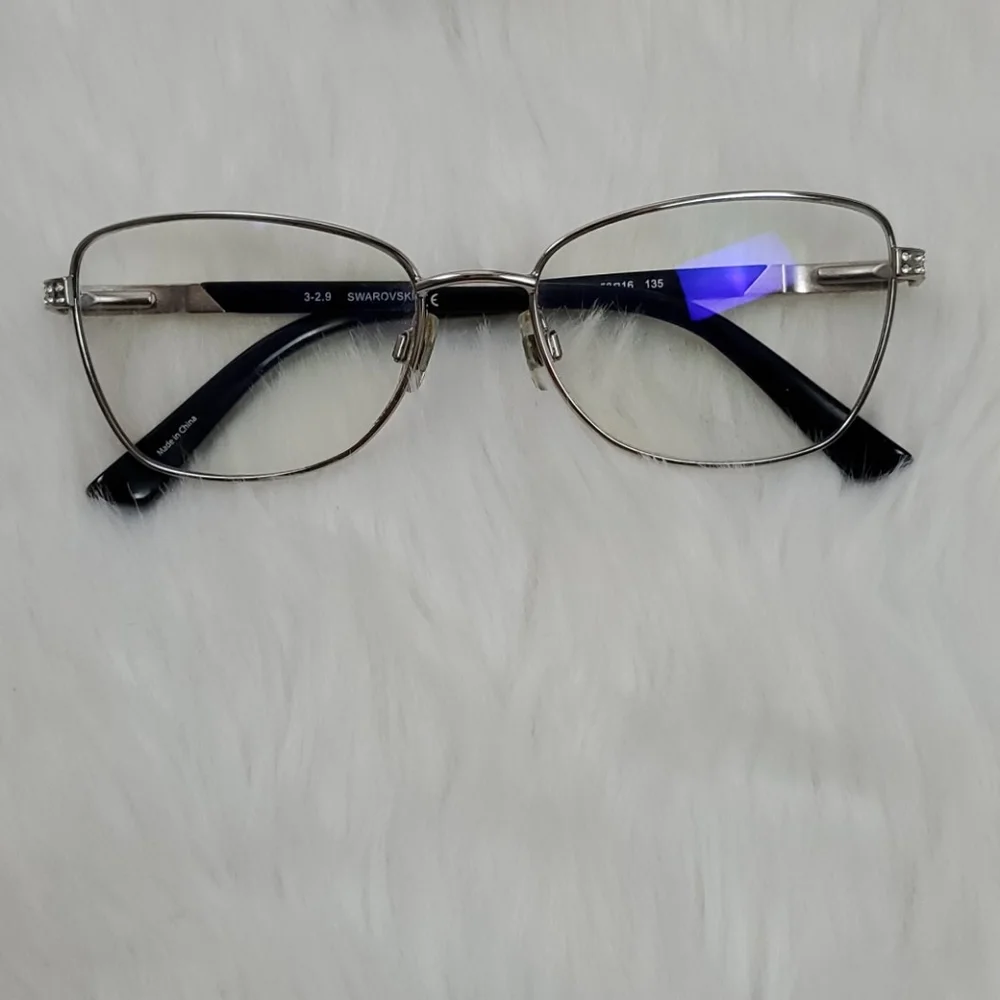 Swarovski silver metal frame +case